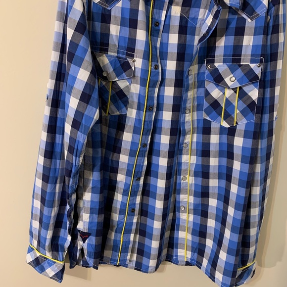 Syn Jeans Men’s Snap Front Shirt - Picture 5 of 16